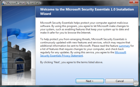   Microsoft Security Essential (MSE, -Morro)