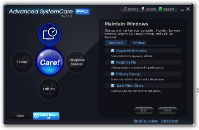 IObit Advanced SystemCare 3     1 