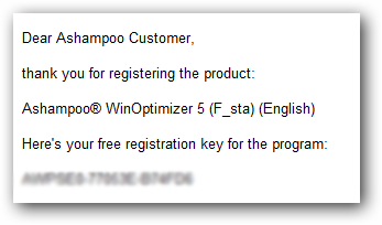    Ashampoo WinOptimizer 5