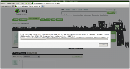 XSS-  - ICQ