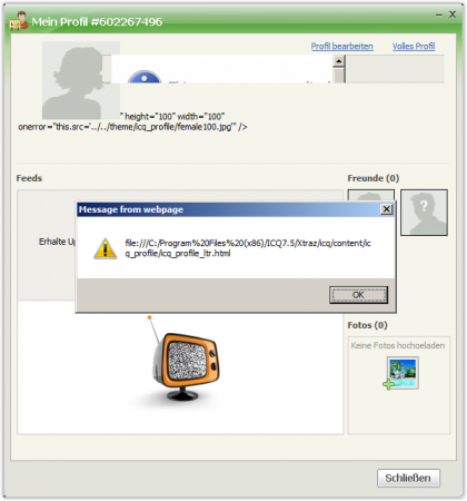 XSS-   ICQ