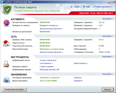   TrustPort Total Protection 2012
