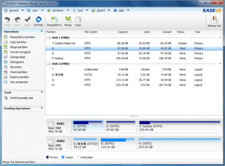    EaseUS Partition Master Professional 9.1